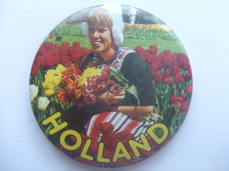 Holland souvenir bloemenmeisje klederdracht